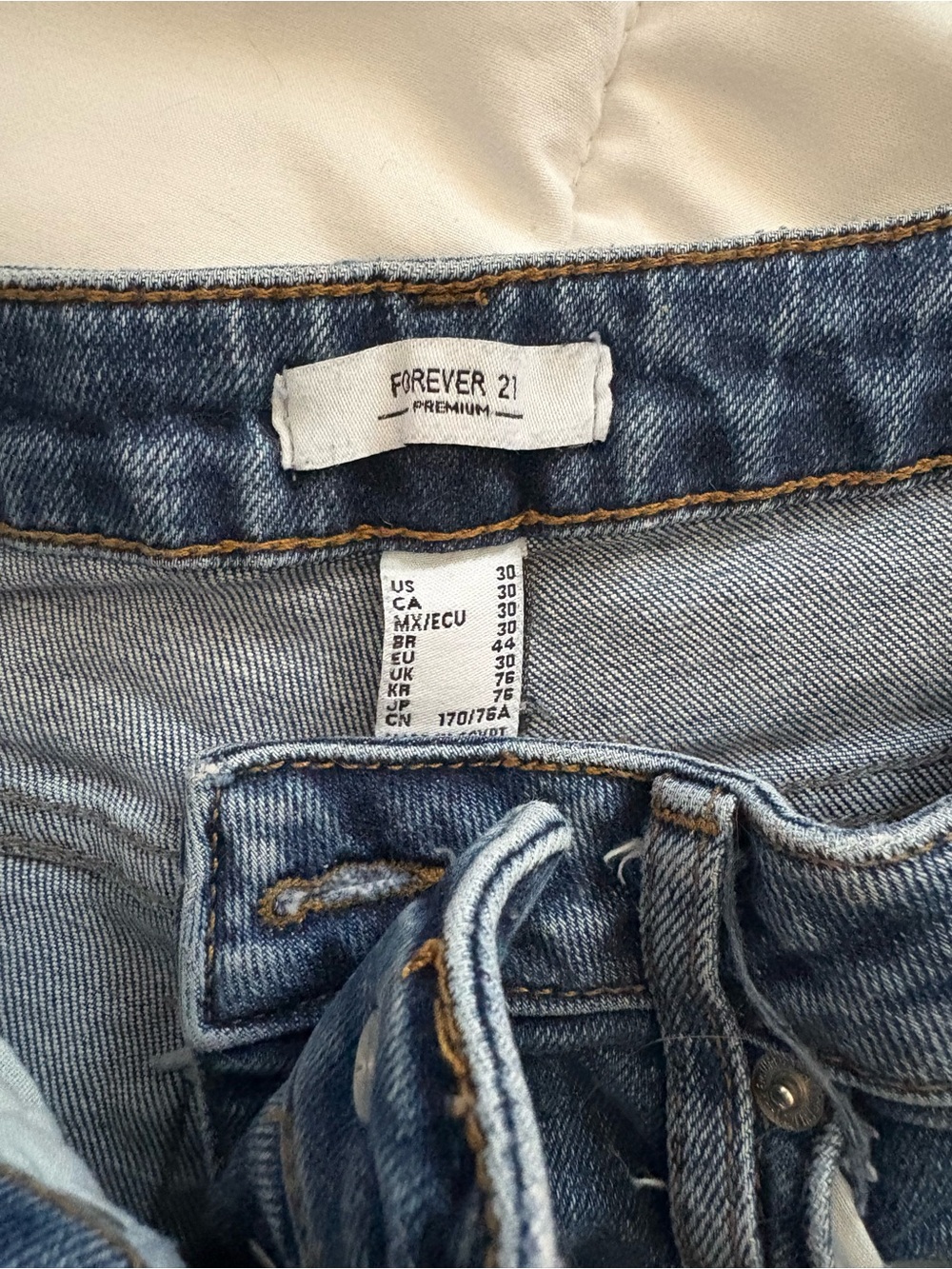 Forever 21 Light Blue High-Rise Women's Jeans